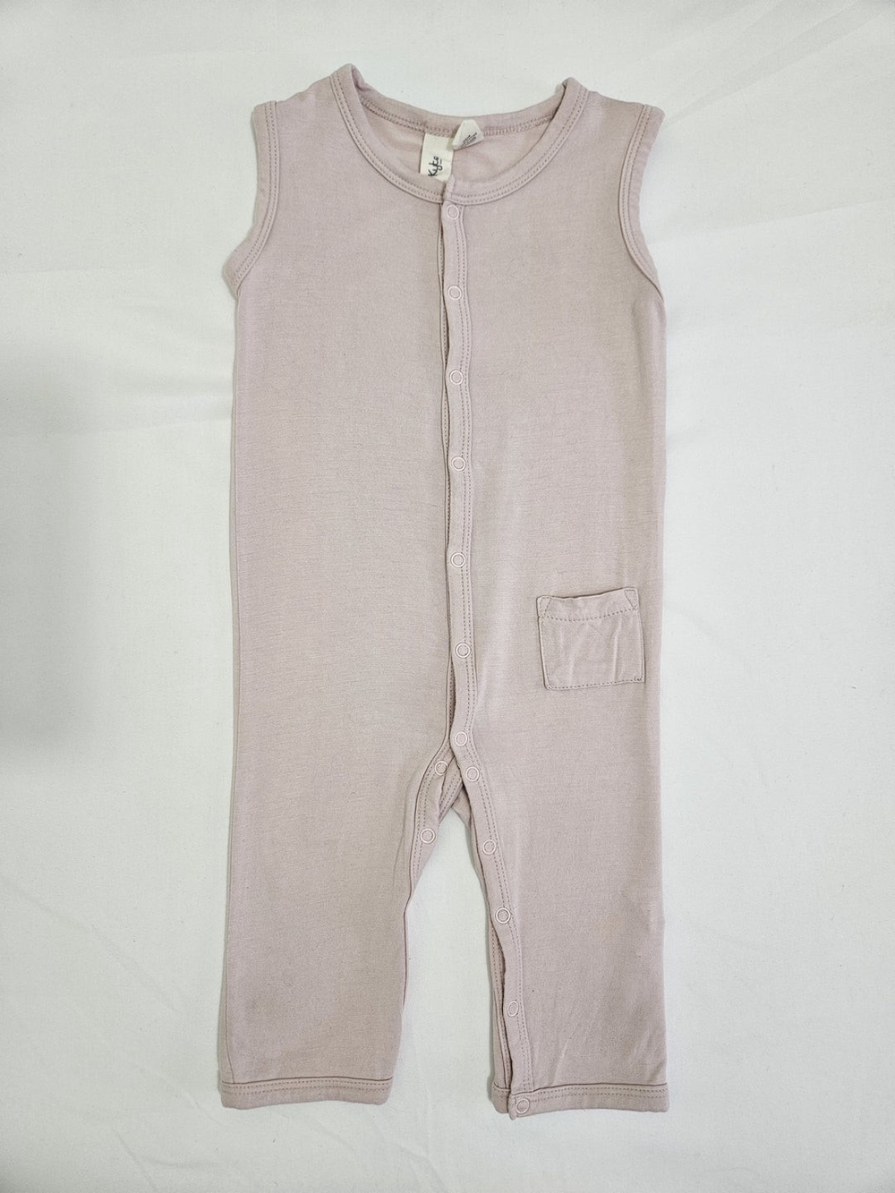Kyte Baby • Blush Sleeveless Romper 12-18 Months